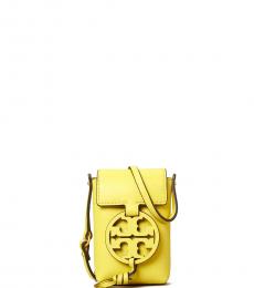 Tory Burch Electric Yellow Miller Nano Crossbody