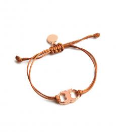 Tory Burch Camel-Pink Embrace Ambition Bracelet
