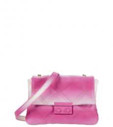 Betsey Johnson Pink Ellie Quilted Mini Shoulder Bag