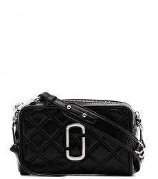 Marc Jacobs Black Quilted Softshot Small Crossbody Bag
