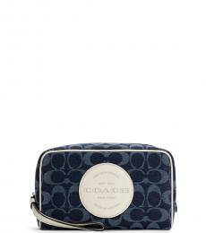 Denim Dempsey Cosmetic Pouch