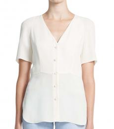 White Vest Silk Shirt