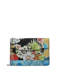 Salvatore Ferragamo Multi Color Printed Small Shoulder Bag