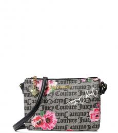 Juicy Couture Black North/South Mini Crossbody Bag
