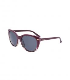 Cole Haan Purple Polarized Cat Eye Sunglasses