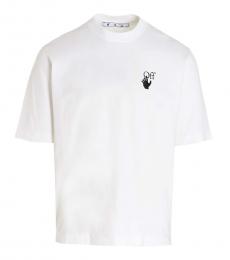 White Bubble Arrow T-Shirt