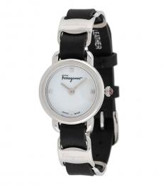 Black White Dial Watch