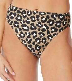 Michael Kors Black High Waist Swim Bottom