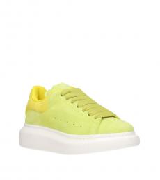 Alexander McQueen Green Lace Up Sneakers