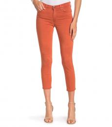 AG Adriano Goldschmied Sulfur Turmeric Prima Crop Jeans