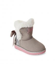 Juicy Couture Little Girls Grey Rocklin Boots