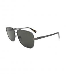 Marc Jacobs Dark Ruthenium-Green Square Sunglasses