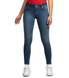 Blue Jennie Curvy Skinny Fit Stretch Jeans