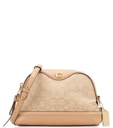 Coach Light Khaki Beechwood Ivie Medium Crossbody