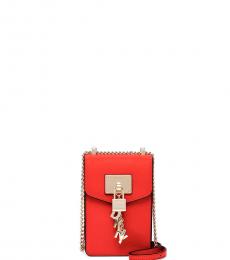 Red Elissa Mini Crossbody Bag