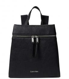 Calvin Klein Black Lola Medium Backpack