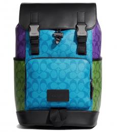 Coach Multi Color Track Large Backpack