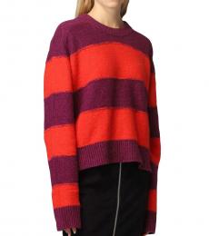 Diesel Multicolor Striped Crewneck Sweater