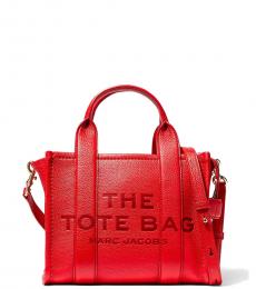 Marc Jacobs Red Logo Small Satchel