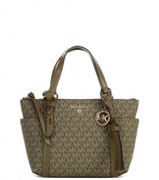 Michael Kors Olive Sullivan Convertible Medium Satchel