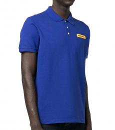 Dsquared2 Blue Paint Effect Logo Polo