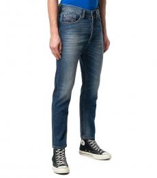 Blue Eetar Tapered Fit Jeans