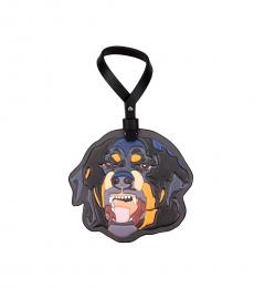 Givenchy Multi color Rottweiler Embossed Keyring