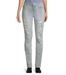 True Religion Light Blue Skinny Distressed Jeans