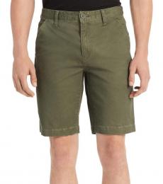 Calvin Klein Palm Leaf Twill Flat Front Shorts