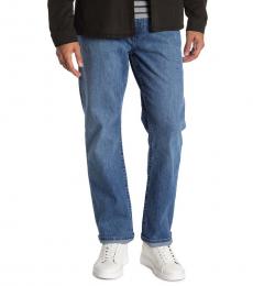 True Religion Blue Ricky No Flap Straight Leg Jeans
