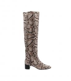 Giuseppe Zanotti Snake Print Mascolina Tall Boots