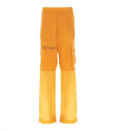 Orange Pantalone Cargo Pants