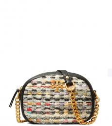 Tory Burch Black Kira Camera Small Crossbody Bag