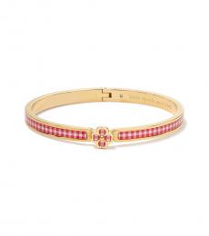 Kate Spade Red White Heritage Spade Flower Bracelet