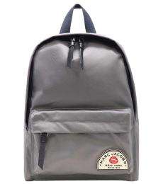 Marc Jacobs Grey Logo Large Backpack