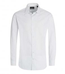 White Striped Modern Fit Shirt