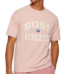 Light Pink Russell Athletic Relaxed-Fit T-Shirt