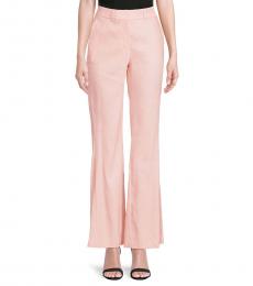 DKNY Peach Linen Blend Boot Cut Pants