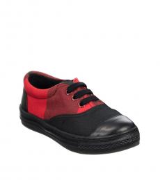 Stella McCartney Black Red Rooster Sneakers