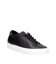 Philippe Model Black Leather Sneakers
