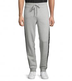 Calvin Klein Heroic Grey Heather Logo-Tape Jogger