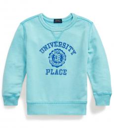 Ralph Lauren Little Boys Hammond Blue French Terry Sweatshirt