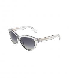 Crystal Grey Butterfly Sunglasses