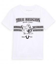 True Religion Little Boys White Logo Graphic T-Shirt