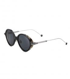 Christian Dior Black Oval Sunglasses
