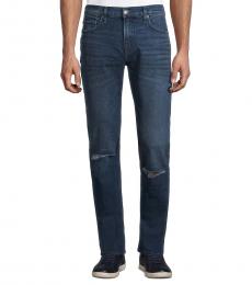 Navy Blue Rocco Renegade Slim-Fit Jeans