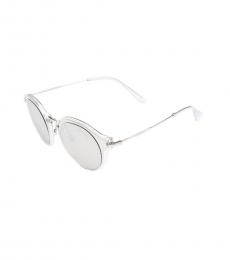 Silver Round Sunglasses