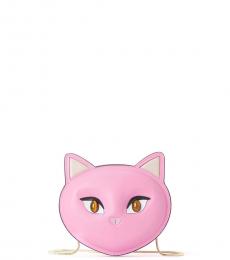 Pink Meow Cat Mini Crossbody Bag