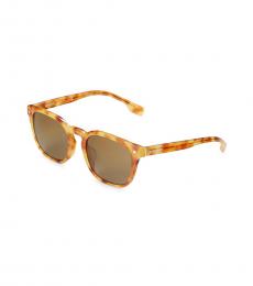 Burberry Light Brown Square Sunglasses