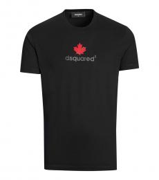 Dsquared2 Black Front Logo T-Shirt